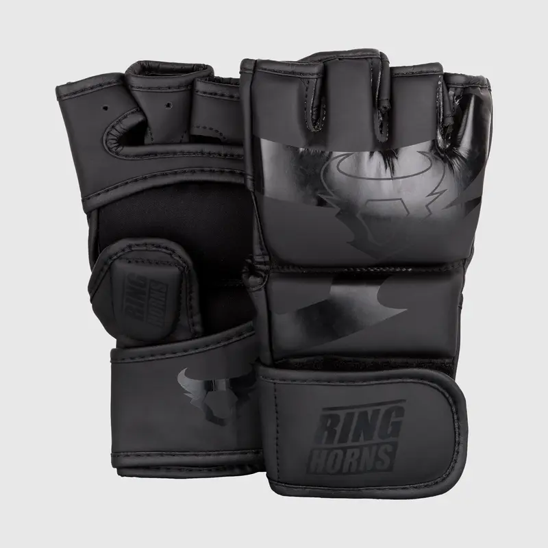 Gants de MMA Ringhorns Charger - Noir/Noir