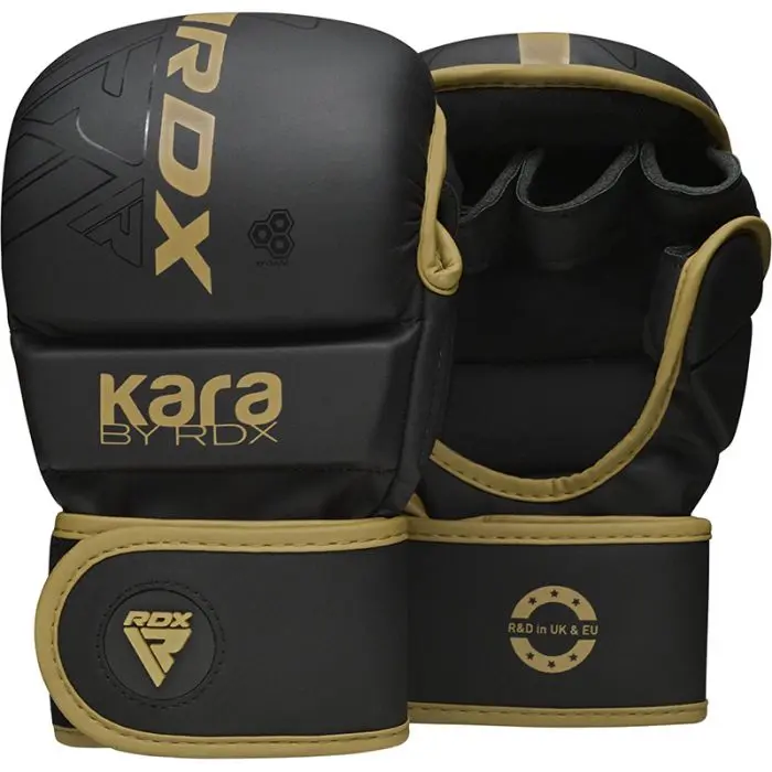 GANTS DE MMA SPARRING F6 KARA RDX - NOIR/OR