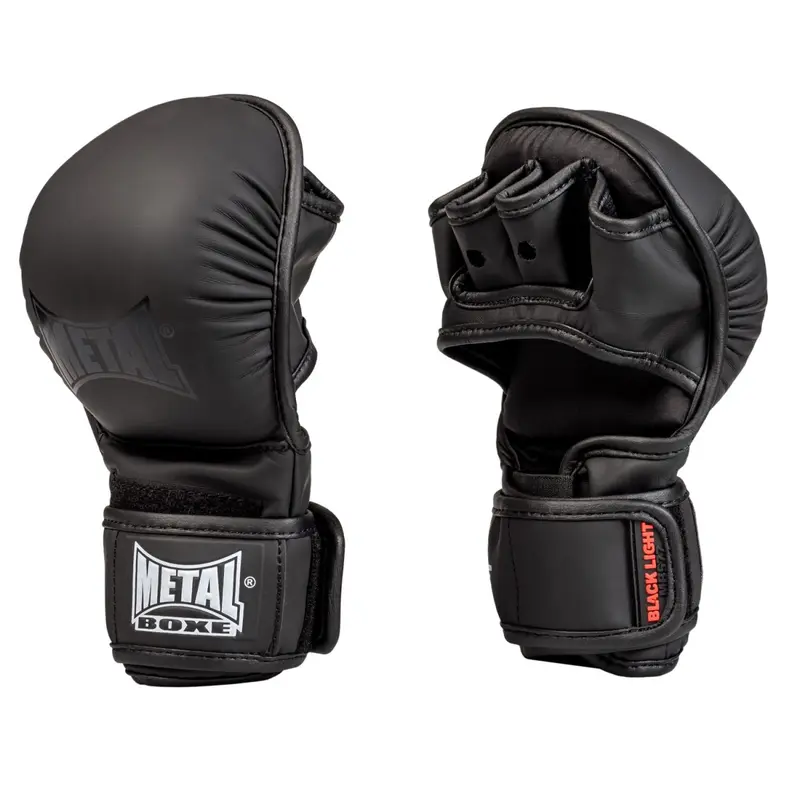 Gants de MMA sparring Metal Boxe - Noir