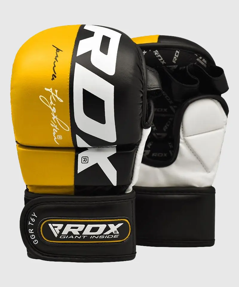 Gants de MMA Sparring RDX Sports T6 - Jaune