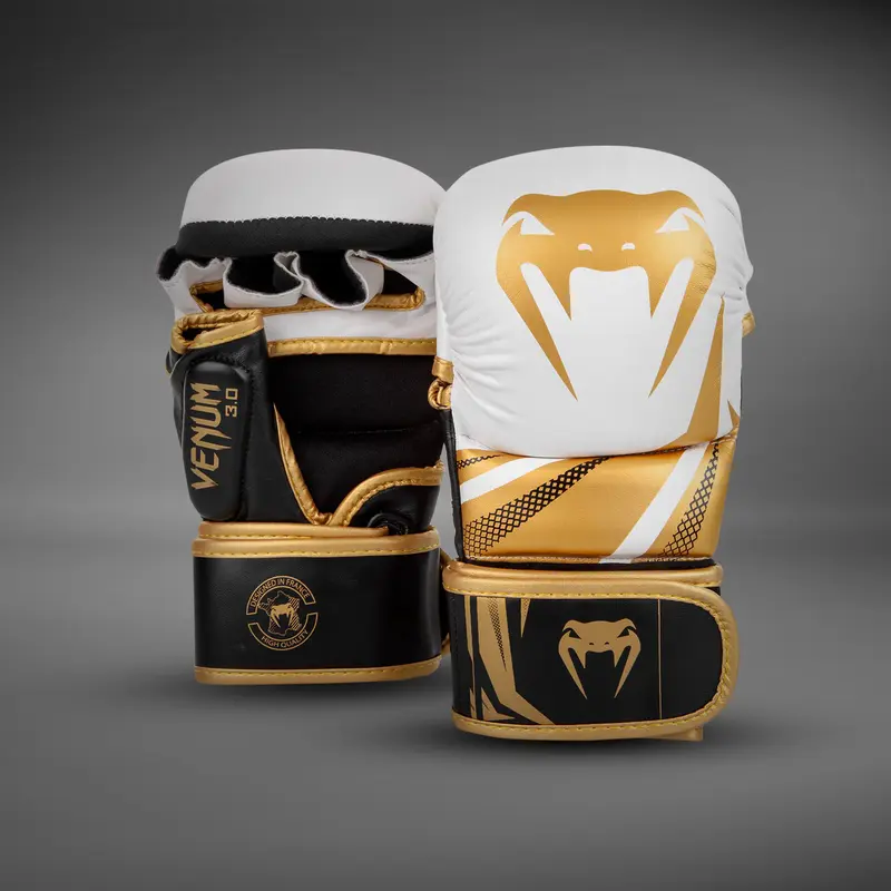 Gants de sparring Blanc/Or Venum Challenger 3.0