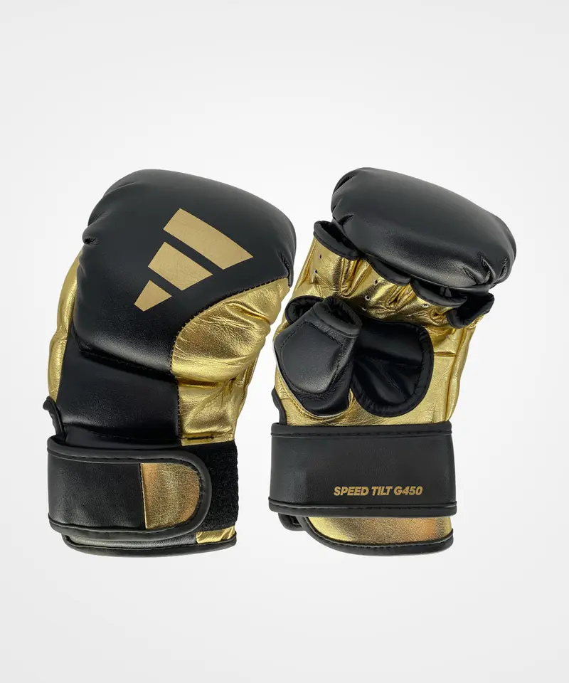 Gants De Sparring Mma Adidas Speed Tilt G450 - Noir/Or