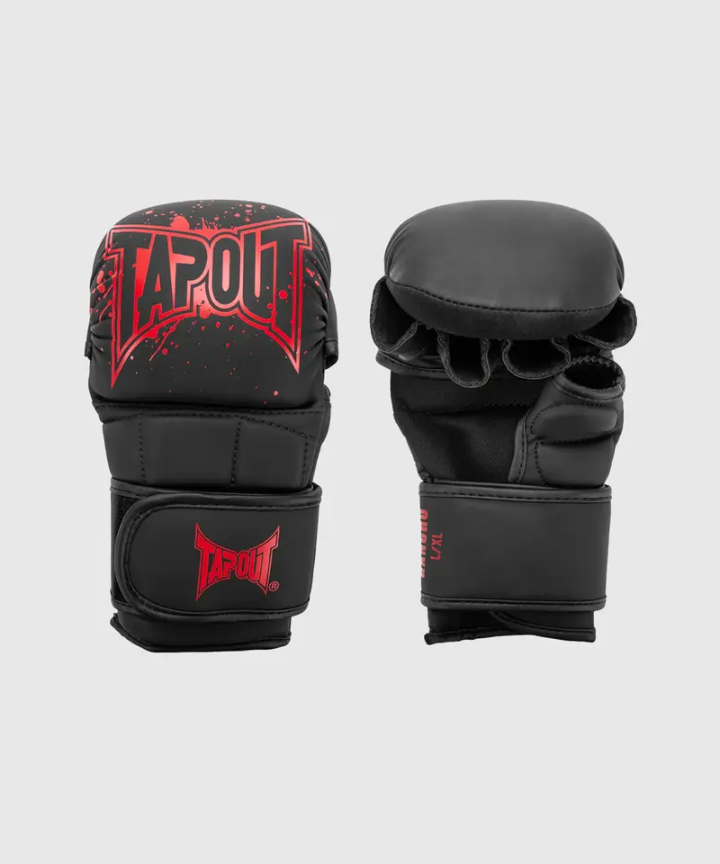 Gants De Sparring Mma Tapout Rancho - Noir/Rouge