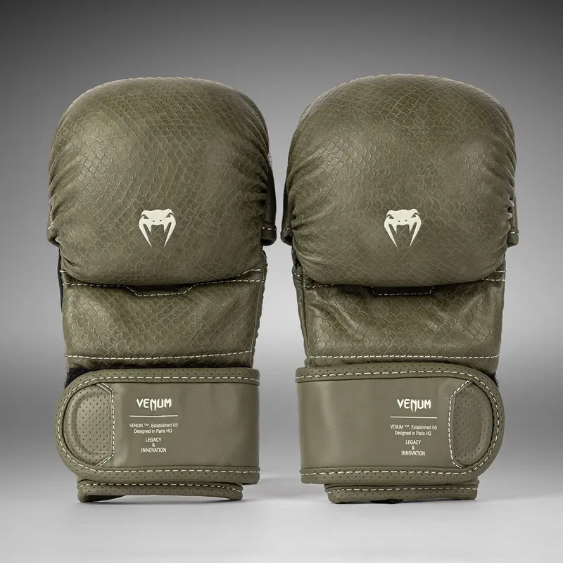 Gants de Sparring MMA Venum Impact Evo Scales – Vert Armée