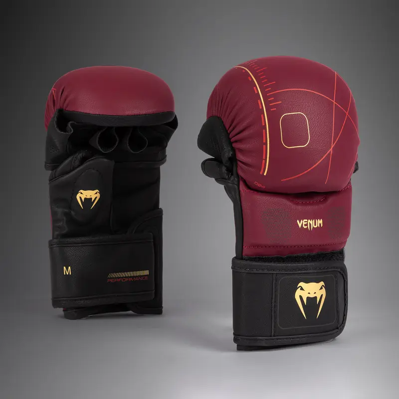 Gants de Sparring Venum Tactical XT- Noir/Bordeaux/Or