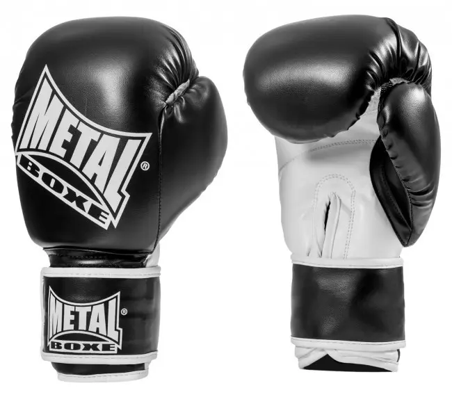 Gants Entrainement Multiboxe Metal Boxe - Noir