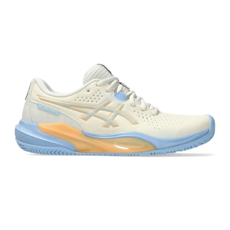 Gel-Challenger 15 Chaussures padel Femmes - crème, bleu gris