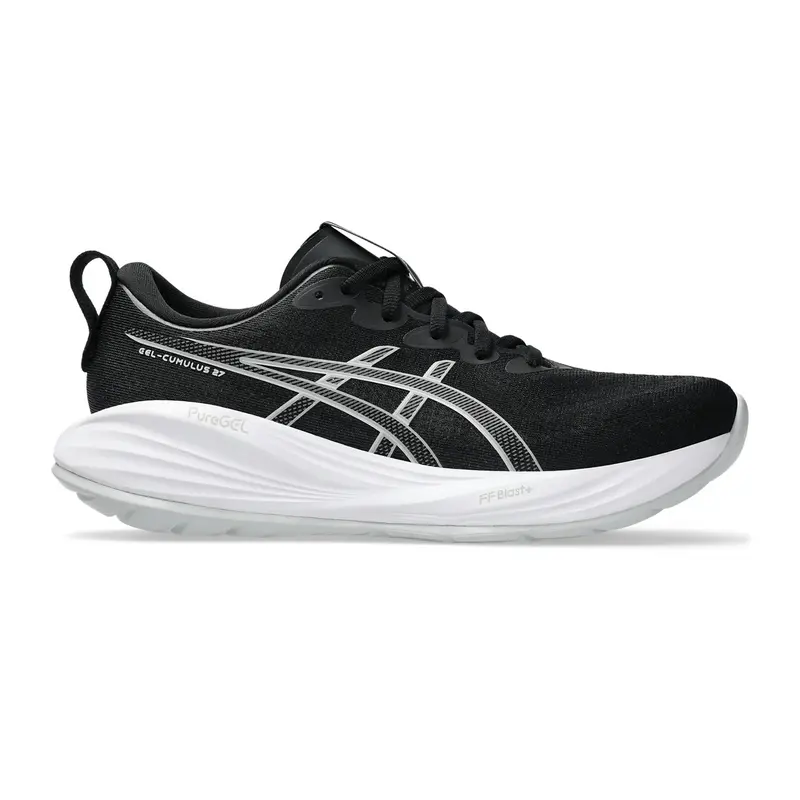 Gel-Cumulus 27 Chaussure De Running Sans Stabilisateurs Femmes-Noir,Blanc
