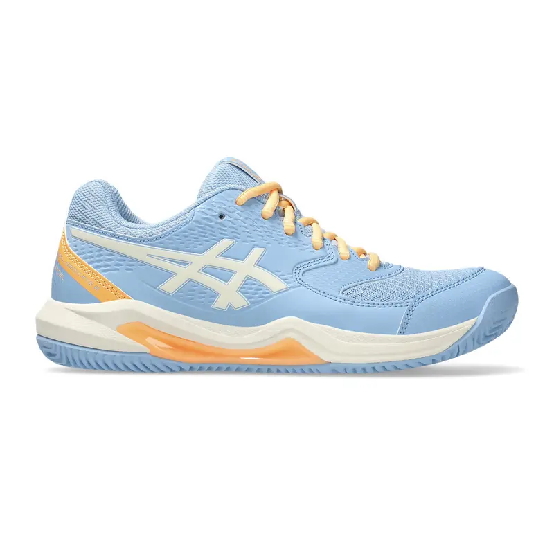 Gel-Dedicate 8 Chaussures Padel Femmes-Bleu Gris, Crème