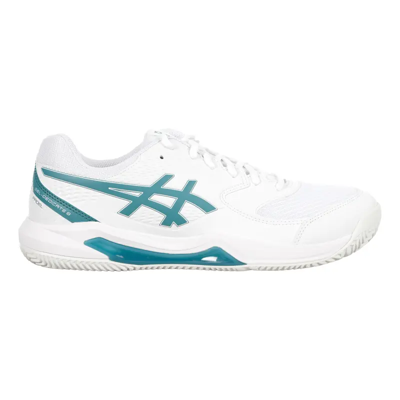 GEL-DEDICATE 8 PADEL Chaussures padel Hommes-blanc, bleu petrol