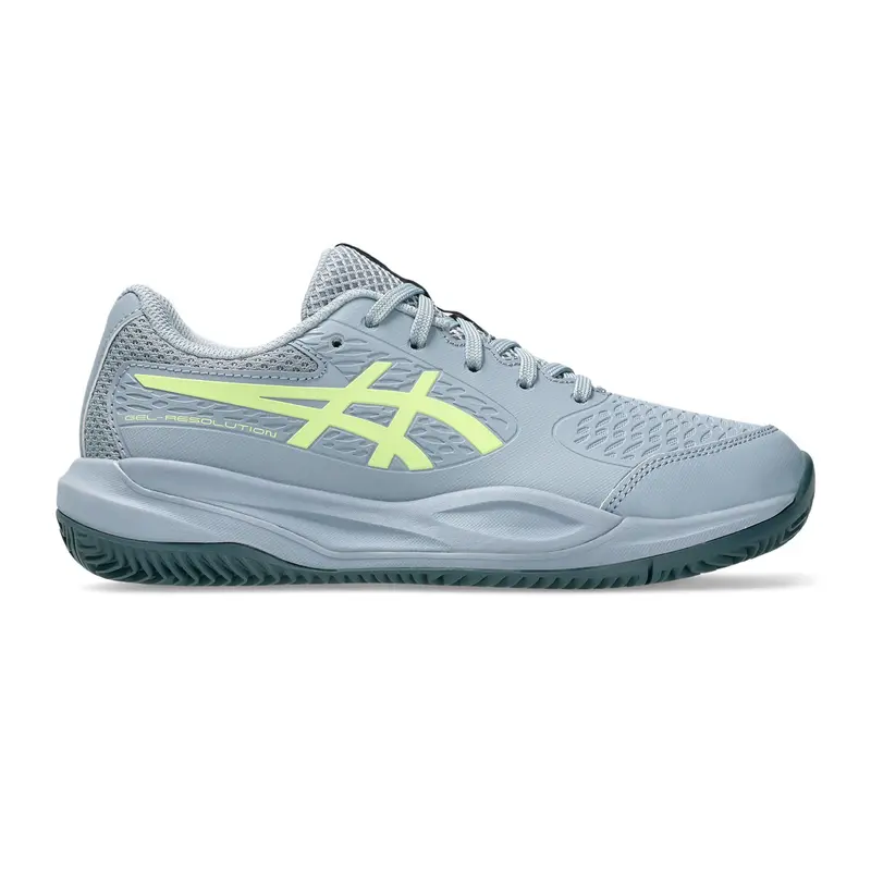 Gel-Resolution X GS Chaussure terre battue Enfants - bleu clair, gris