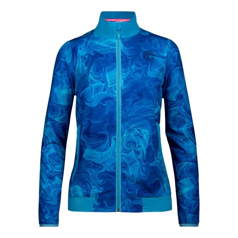 Gene Tech Veste De Survêtement Femmes-Bleu Clair,Multicouleur