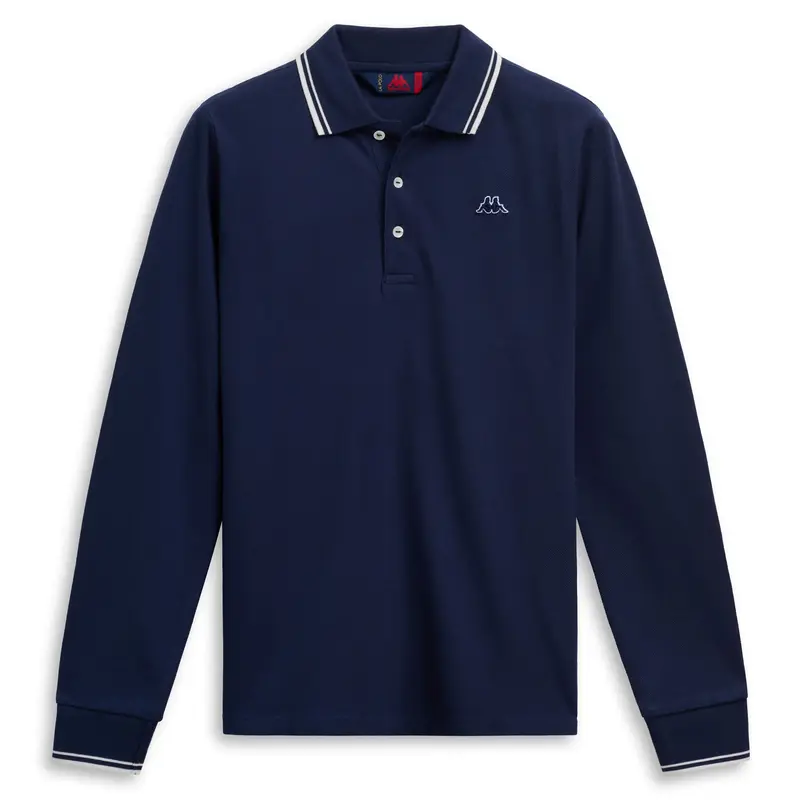 GORD - La Polo Robe Di Kappa - Polo - Man - Blue Iris-White Natural