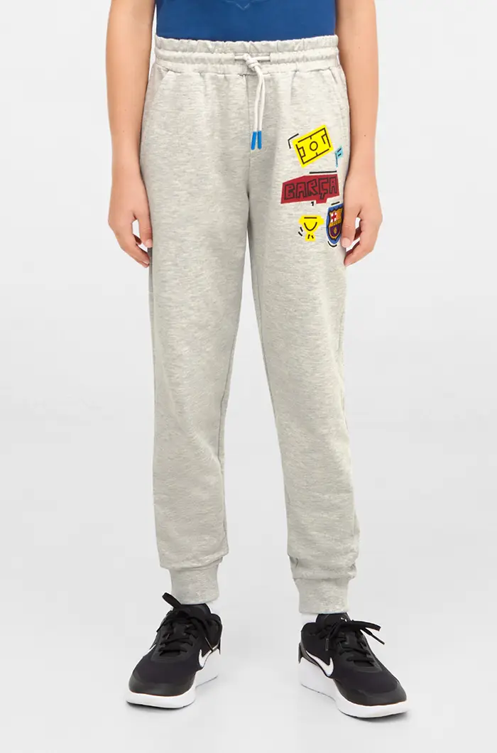 Grey Pants Barça - Junior