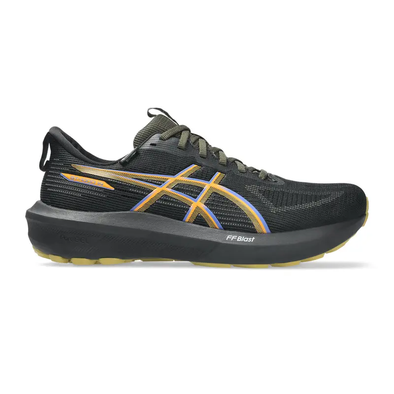 GT-1000 14 GTX Chaussure de running avec stabilisateurs Hommes-noir, le caramel