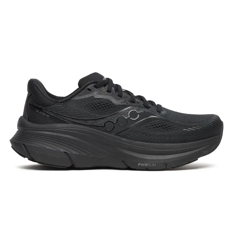 Guide 19 Chaussure de running avec stabilisateurs Hommes-noir, noir