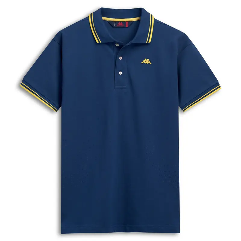 HARRY - La Polo Robe Di Kappa - Polo - Man - Blue Md Cobalt-Yellow Dandelion