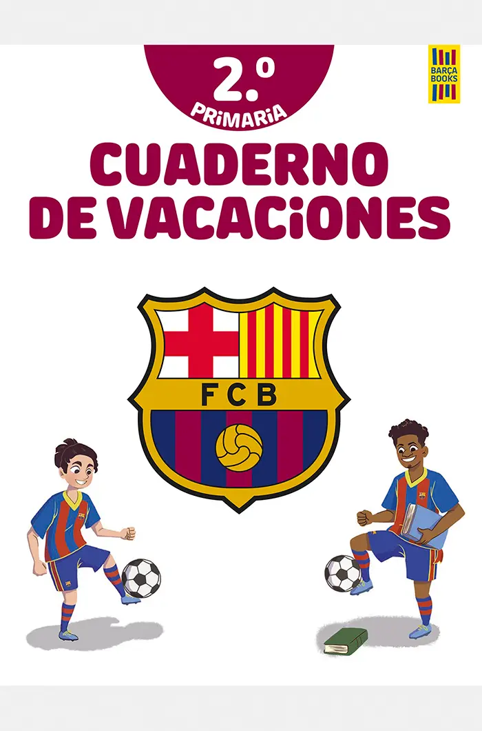 Holiday notebook 2nd grade Barça - Spanish