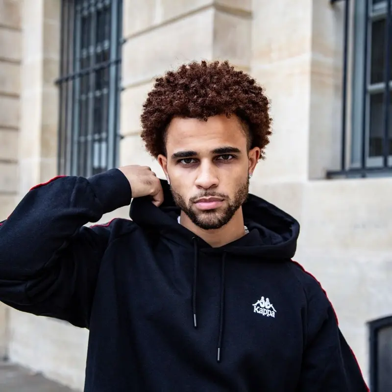 Hoodie 222 Banda Madison 2 Noir Homme