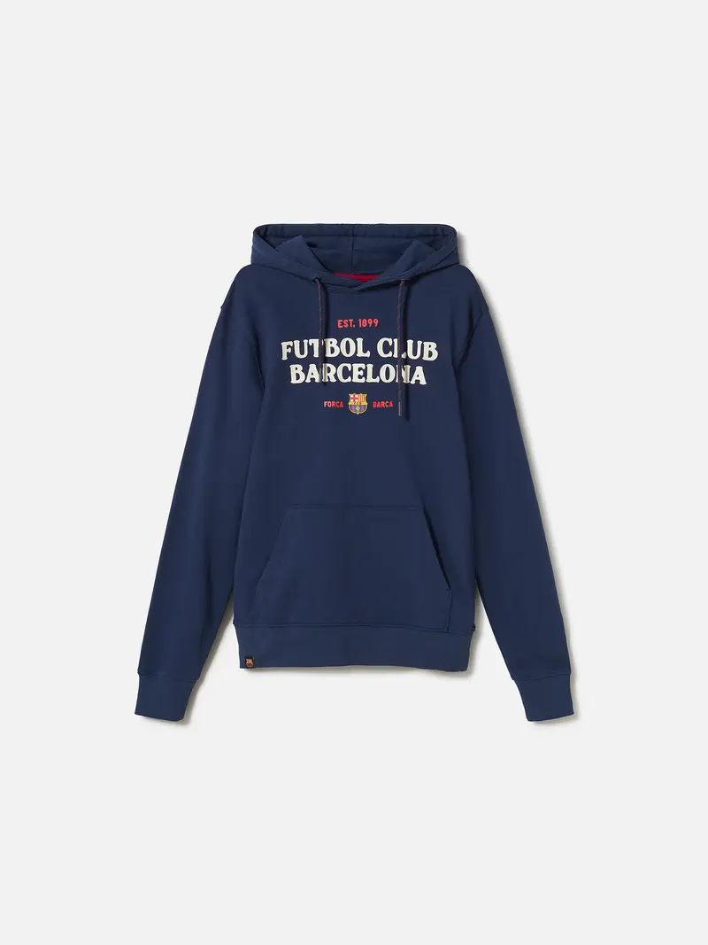 Hoodie Barça Crest navy - Junior