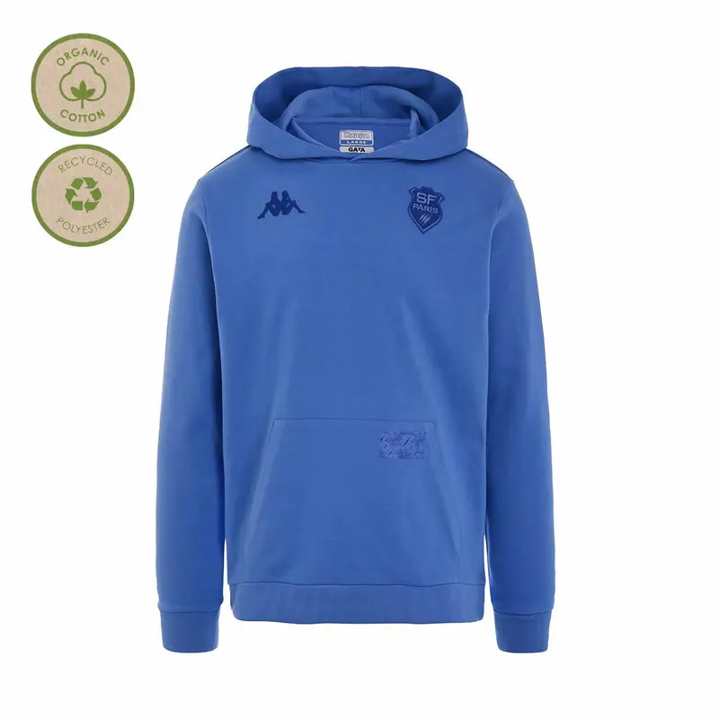 Hoodie Edwyn Stade Français Paris 22/23 Bleu Homme