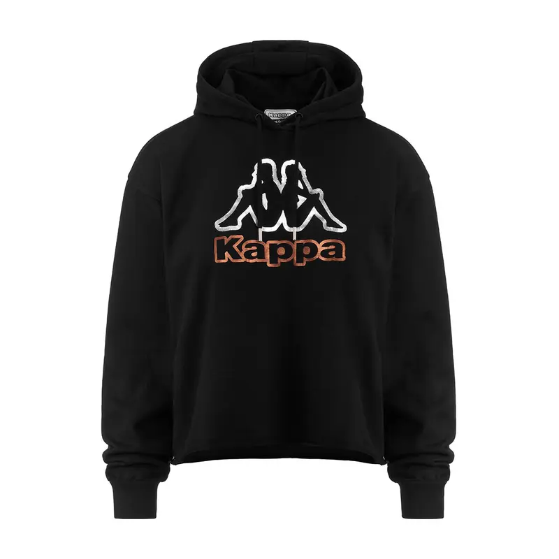Hoodie Logo Fruova Noir Femme