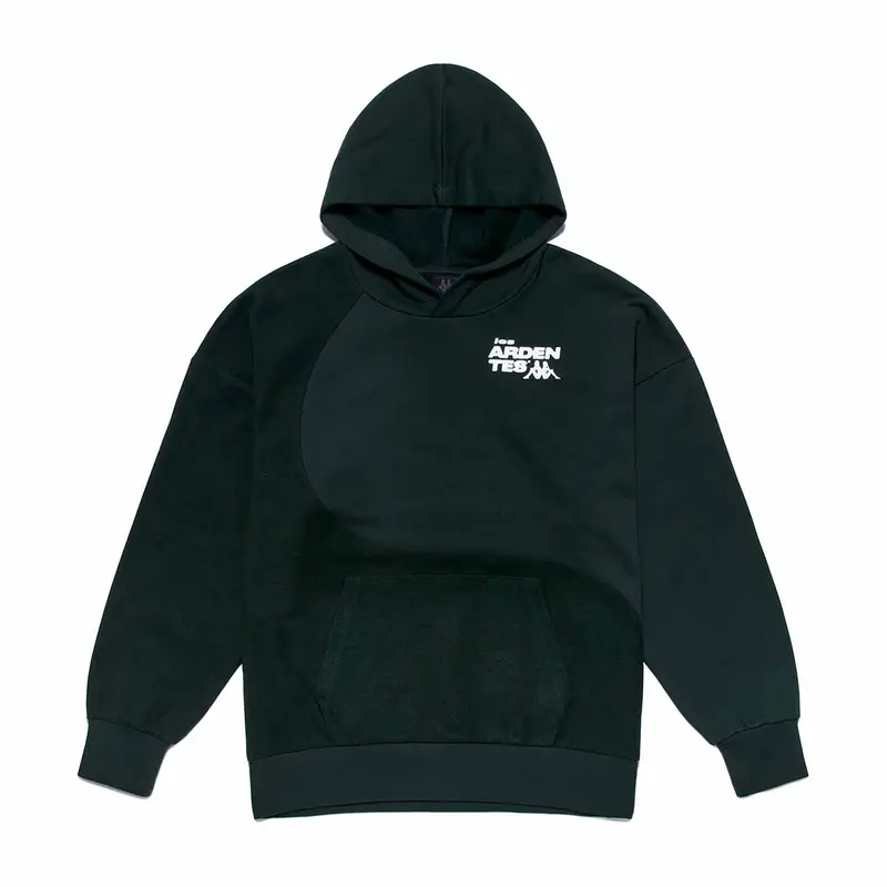 Hoodie Lurid Les Ardentes x Kappa Vert Homme