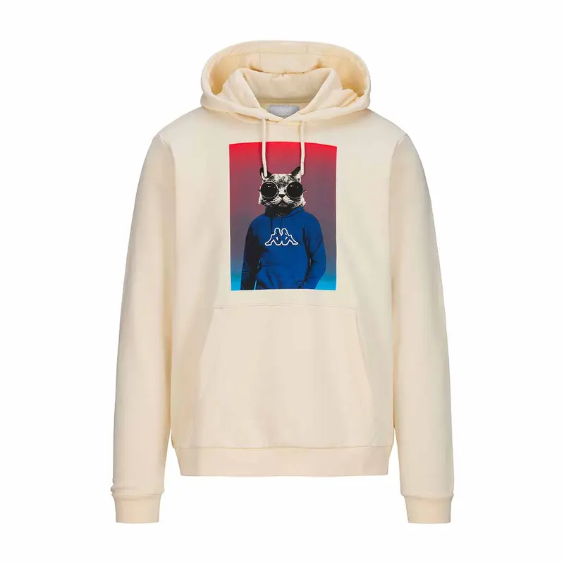 Hoodie Sweacat Blanc Homme