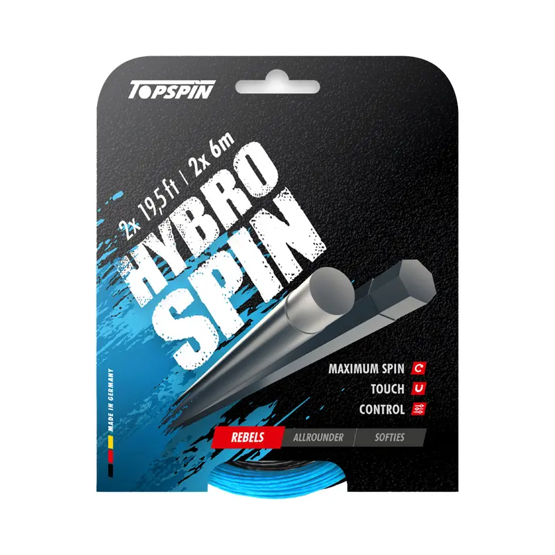 Hybro Spin 2 X 6m Cordage En Garniture-Bleu Clair