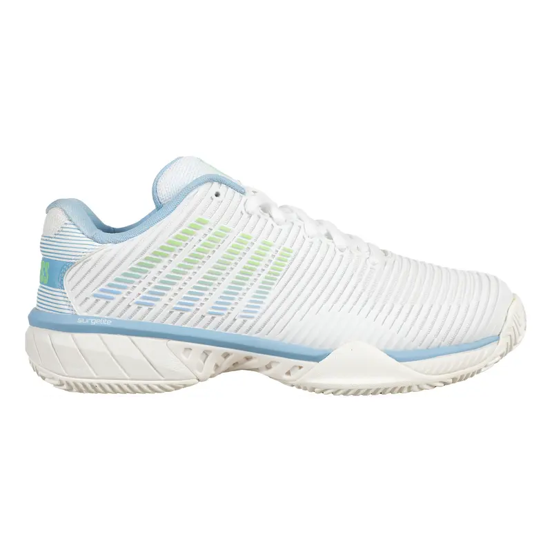 Hypercourt Express 2 Chaussure Terre Battue Femmes-Blanc,Bleu Clair