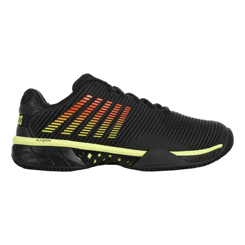 Hypercourt Express 2 Chaussure Terre Battue Hommes-Noir,Multicouleur