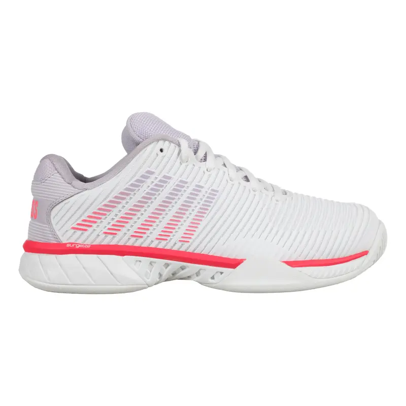 Hypercourt Express 2 Chaussures Toutes Surfaces Femmes-Blanc,Pink Fluo