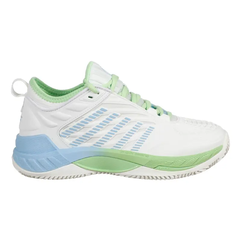 Hypercourt Supreme 2 Chaussure terre battue Femmes - blanc, vert clair