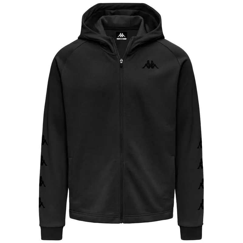 IGOJOSO - Fleece - Hoodie Full Zip - Man - Black