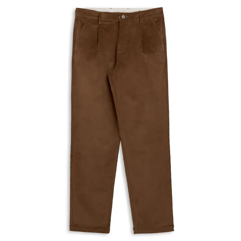 ILAN COMFORT CORDUROY - Pants - Chino - Man - Brown Toffee