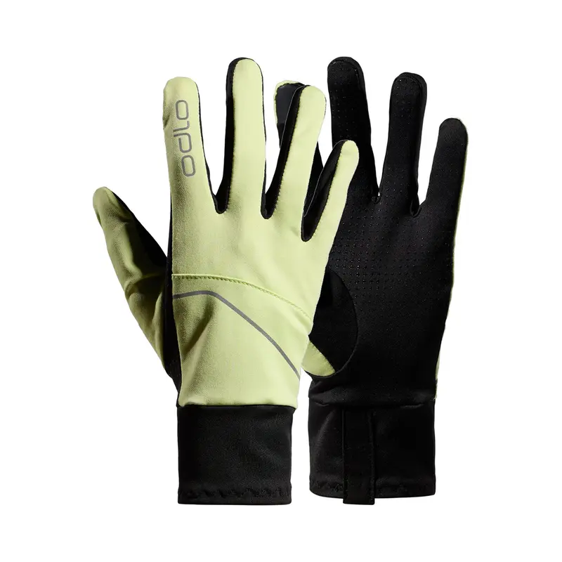 Intensity Safety Light Gants De Running-Jaune Lemon