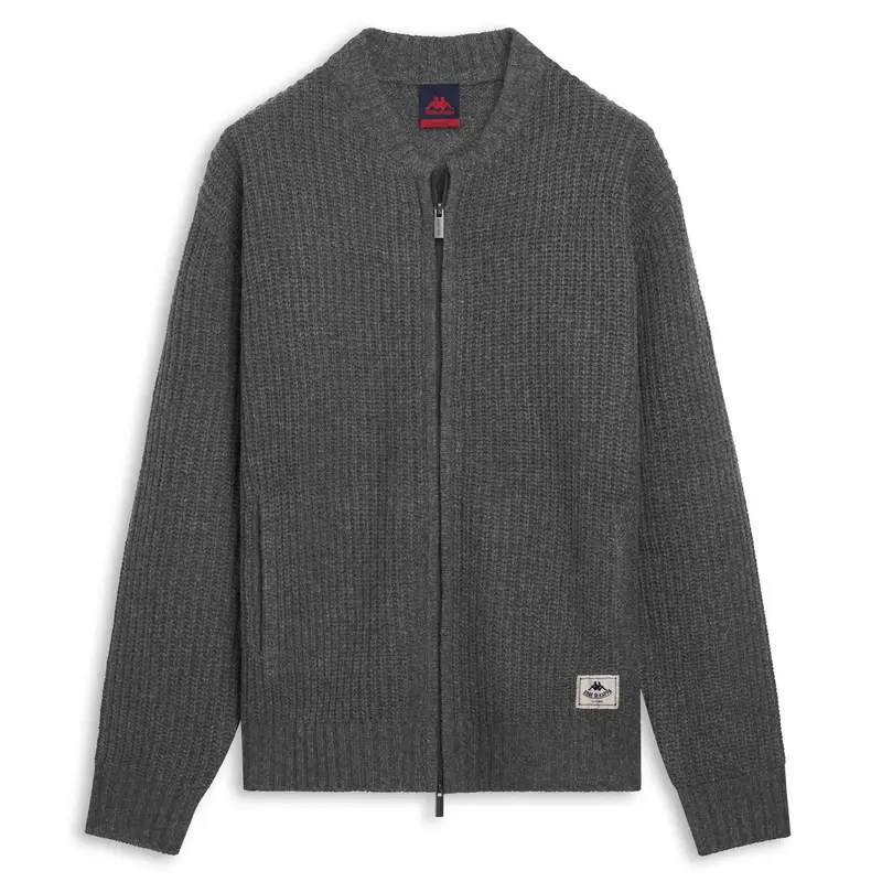 INTRAGO - Knitwear - Jacket - Man - Grey Gunmetal