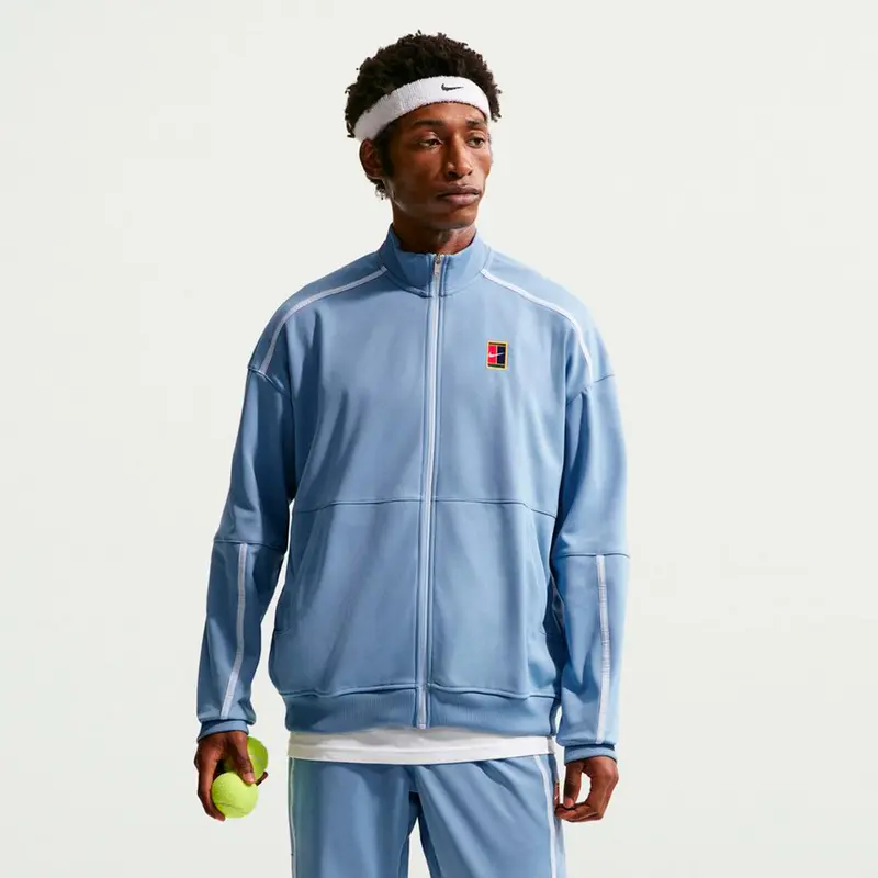 Jannik Sinner Court Heritage Veste de survêtement Hommes - bleu clair