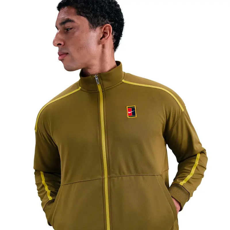 Jannik Sinner Court Heritage Veste de survêtement Hommes-vert olive