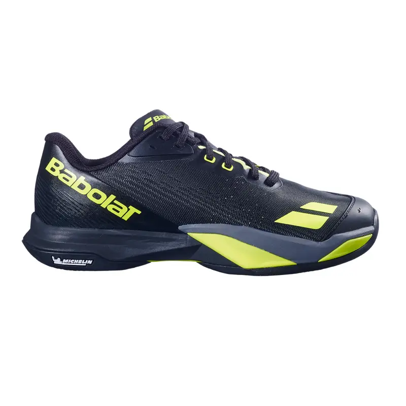 Jet Mach 4 Chaussure terre battue Hommes - noir, jaunes fluo