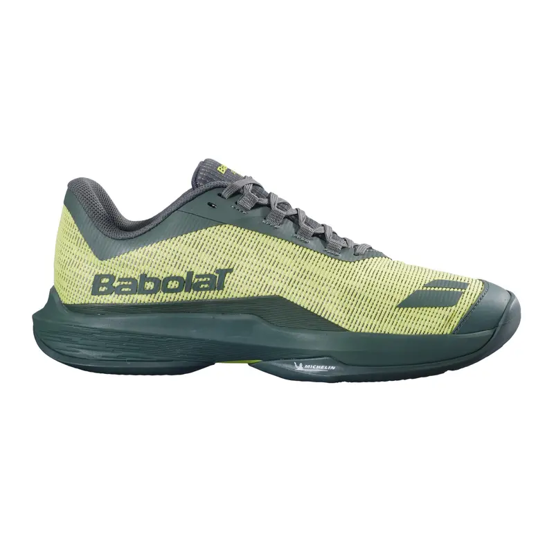 JET TERE 2 CLY Chaussure terre battue Hommes-jaune lemon, vert olive