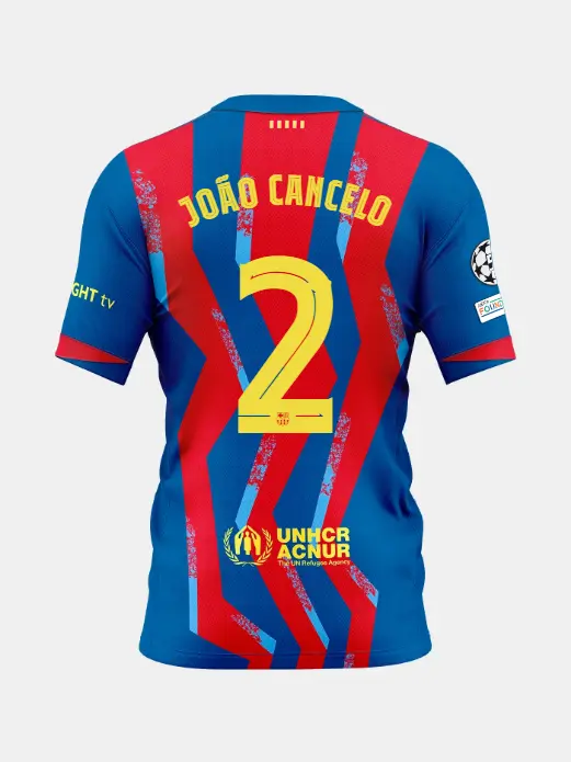 JOÃO CANCELO | UCL Junior's fourth jersey 25/26 FC Barcelona - Player's Edition