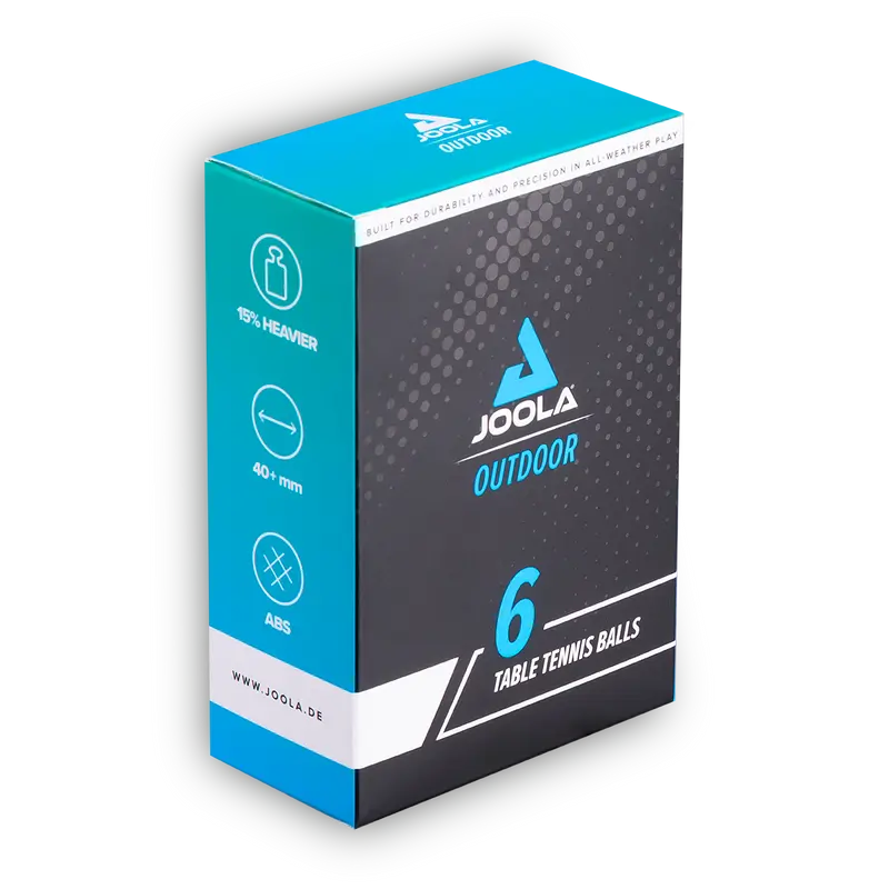JOOLA Balle de tennis de table Outdoor – Pack de 6