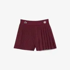 JUPE PLISSEE LACOSTE ROLAND GARROS