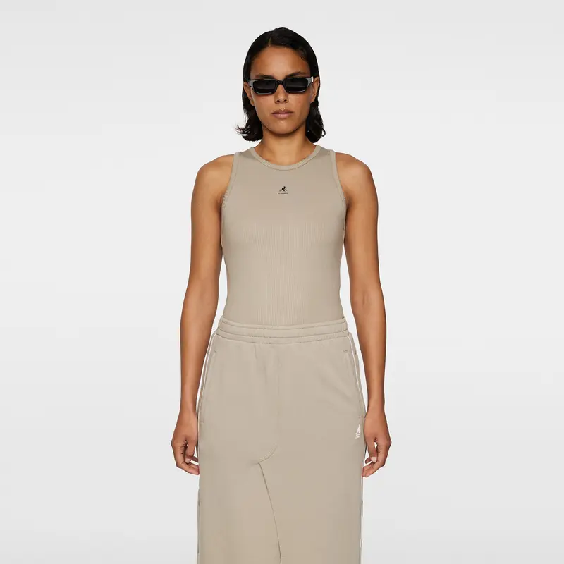 Kangol Sofie Débardeur Tank Top Femmes-Beige