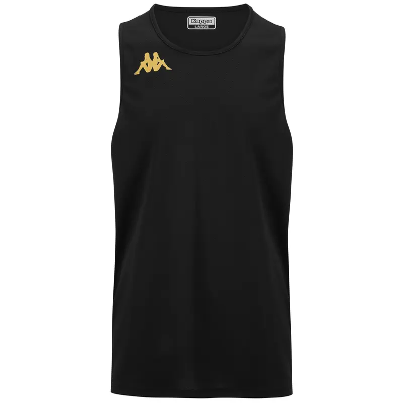 KAPPA4BASKET DANCO - Active Jerseys - Tank - Man - Black-Gold