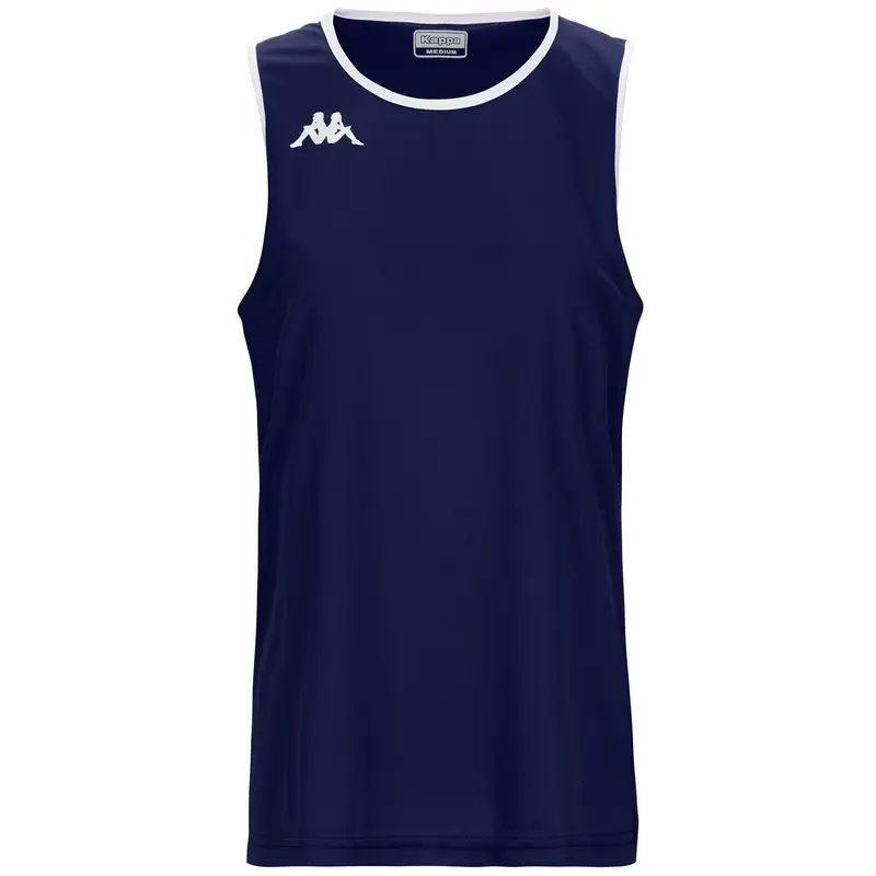 KAPPA4BASKET DANCO - Active Jerseys - Tank - Man - Blue Marine-White