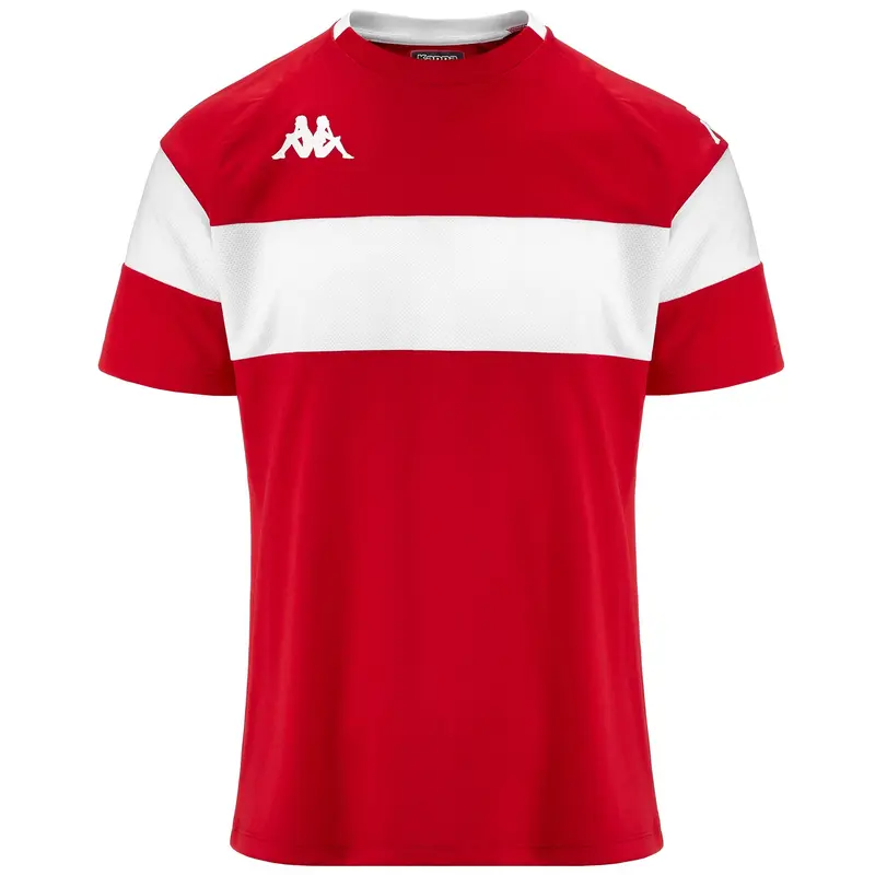 KAPPA4FOOTBALL DARETO - Active Jerseys - Shirt - Man - Red-White-Red-White