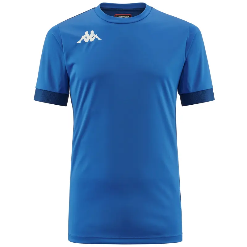 KAPPA4FOOTBALL DERVIO - Active Jerseys - Shirt - Man - Blue Sapphire-Blue Md Cobalt