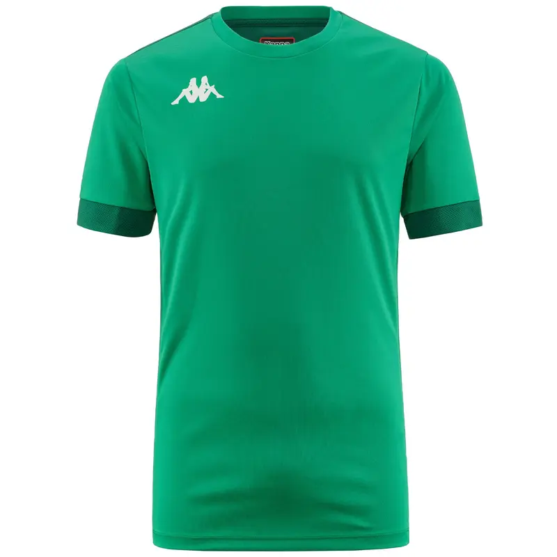 KAPPA4FOOTBALL DERVIO - Active Jerseys - Shirt - Man - Green Bosphorus-Green Galapagos